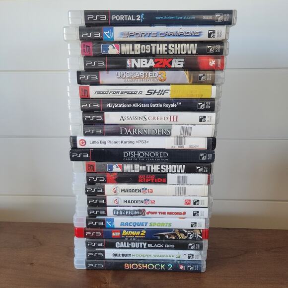 PS3 Lot Of 21 Random Games Call of Duty Sports Assassins Creed Madden